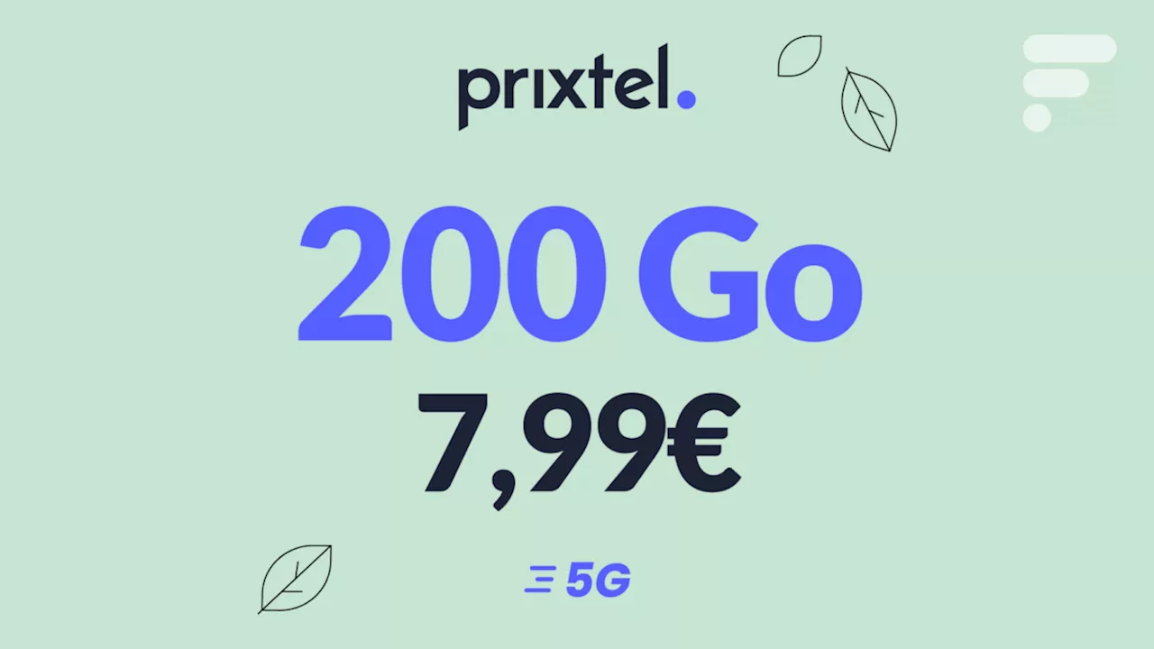 Prixtel prolonge le Black Friday avec son forfait mobile 5G 200 Go à petit prix