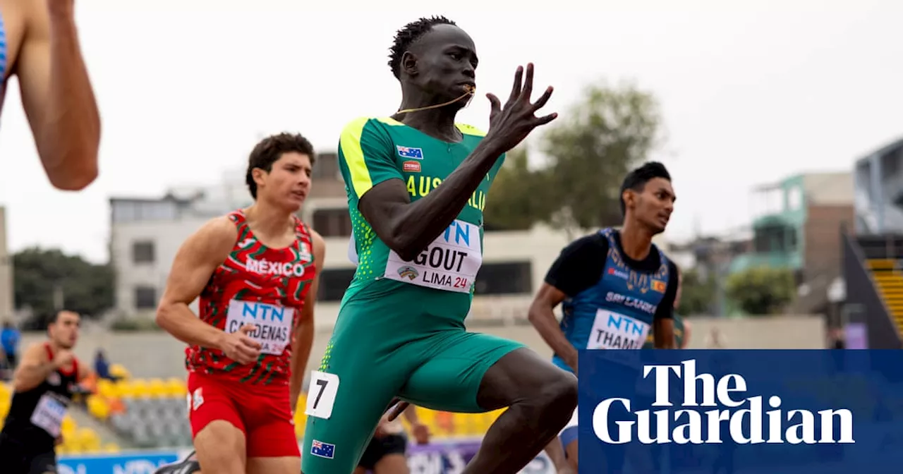 He’s 16 and hyped as Usain Bolt’s successor – but Australia’s Gout Gout is keeping his feet on the ground