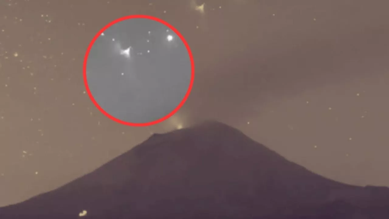 OVNI triangular se posa sobre el volcán Popocatépetl y causa sensación en las redes sociales