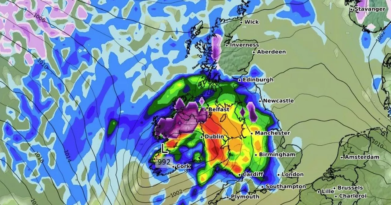 Storm Darragh Ireland: Met Eireann pinpoints night it is set to strike country