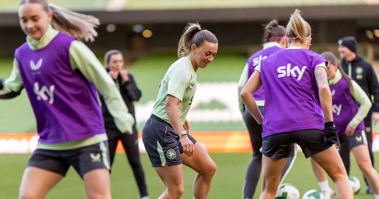 Katie McCabe and Ireland fully focused on their qualification goal