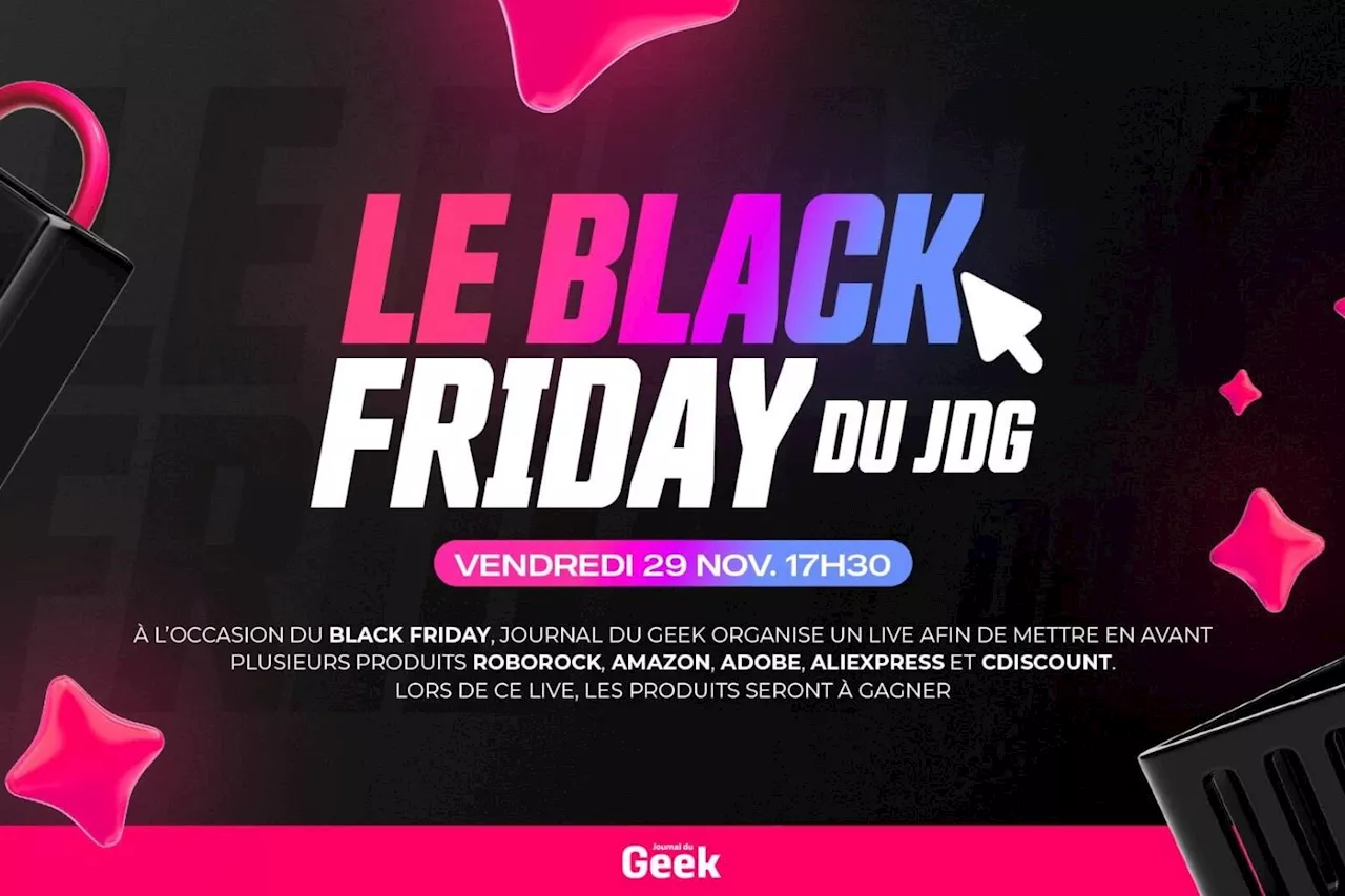 Black Friday : ne manquez pas la rediffusion de notre Live shopping exceptionnel