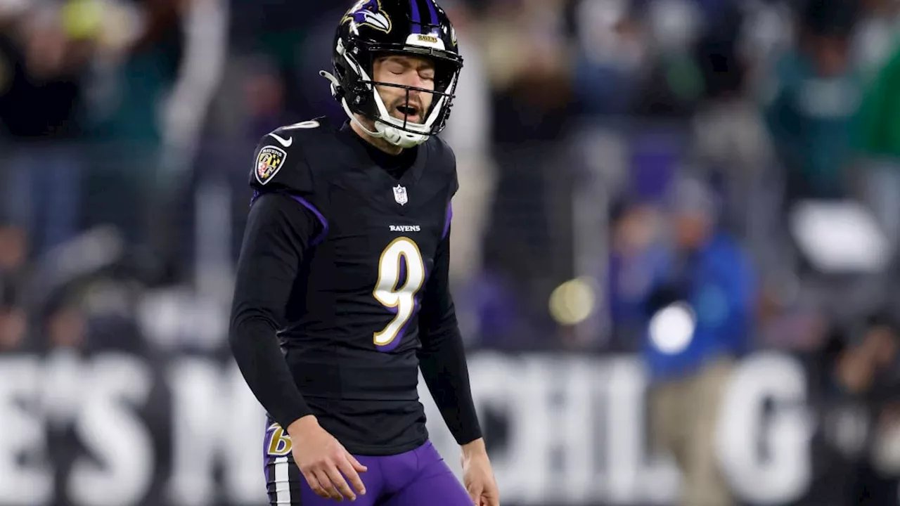 NFL, Baltimore: Muss Ravens-Kicker Tucker um seinen Job fürchten?