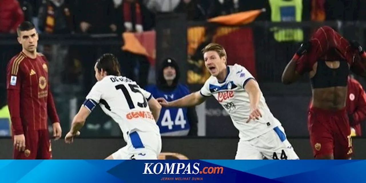 AS Roma Vs Atalanta 0-2: Zaniolo Cetak Gol, Roma Tumbang di Kandang