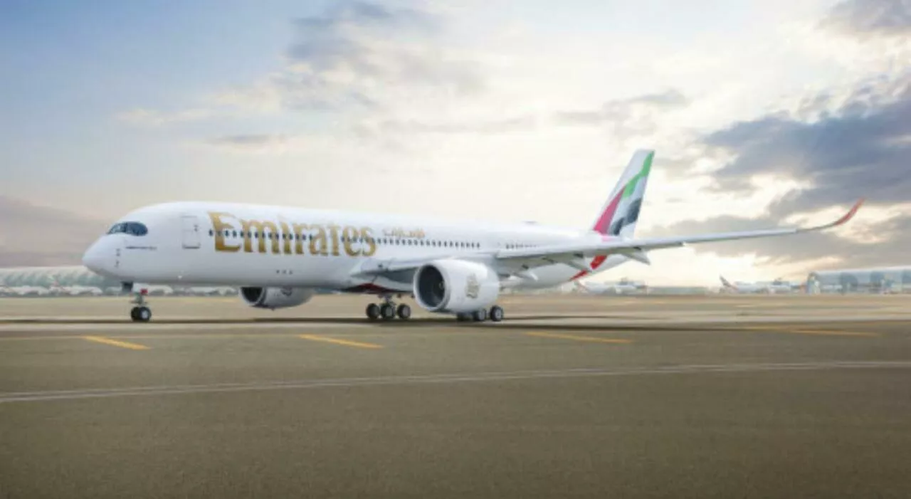 Emirates, i tutti i comfort degli aerei A350: wi-fi, cibi e bevande pluripremiati e garanzia di sicurezza