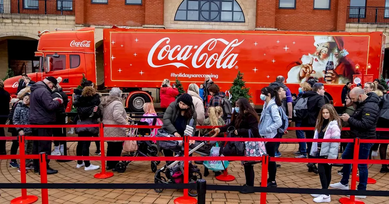 Coca-Cola Christmas truck tour stop is just a short drive from Lancs tomorrow