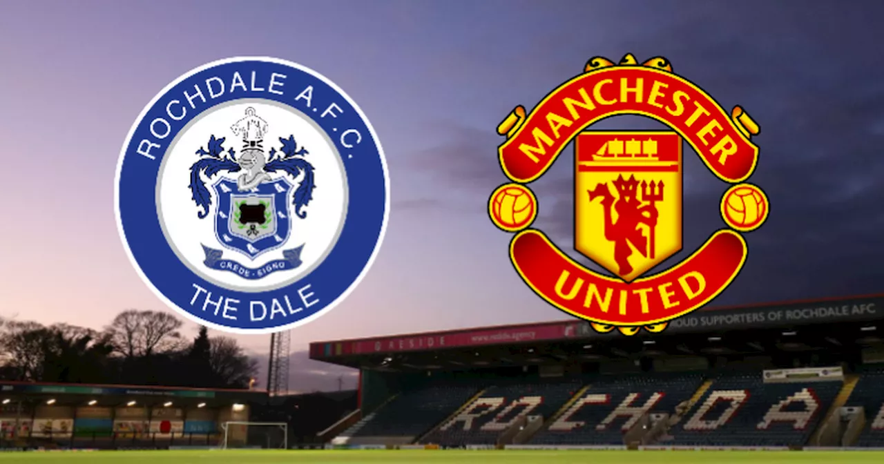 Rochdale vs Manchester United U21 live National League Cup updates and how to watch information