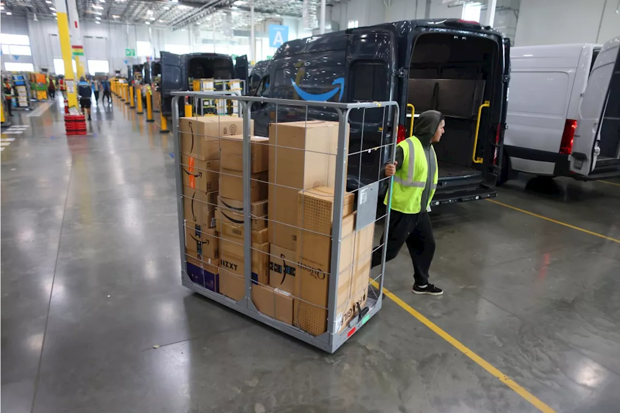 Take a look behind the scenes of Cyber Monday at a Bay Area Amazon warehouse