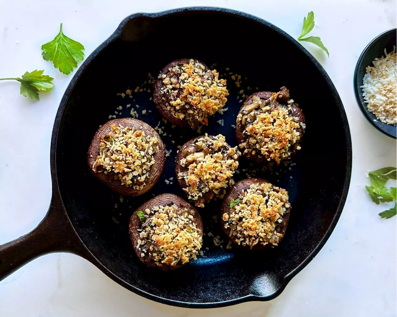 TasteFood: The ever-popular stuffed mushroom party appetizer gets an upgrade