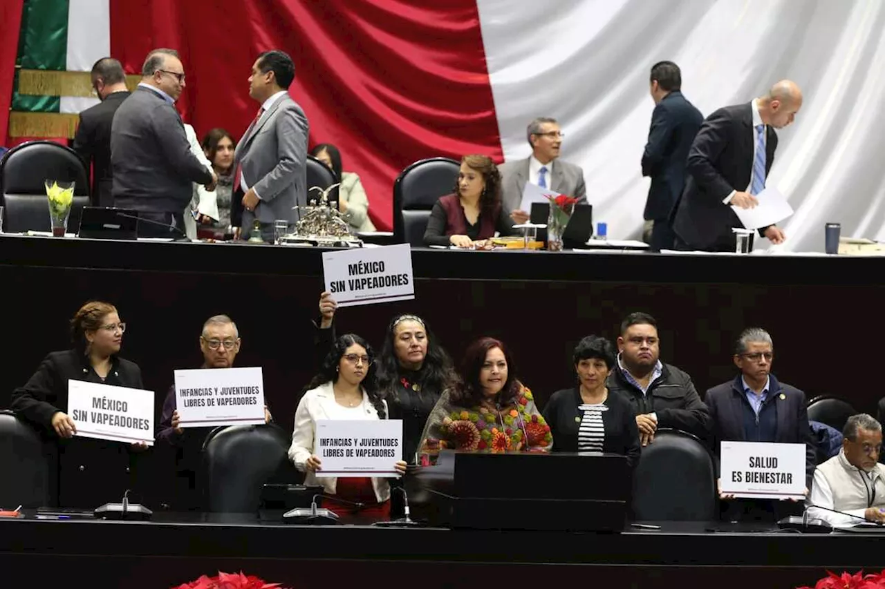 Diputados aprueban prohibición constitucional de vapeadores y fentanilo; pasa al Senado