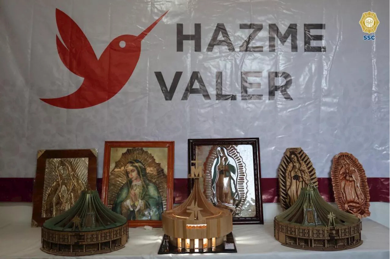 Internos de CdMx ponen a la venta artículos conmemorativos del Día de la Virgen de Guadalupe