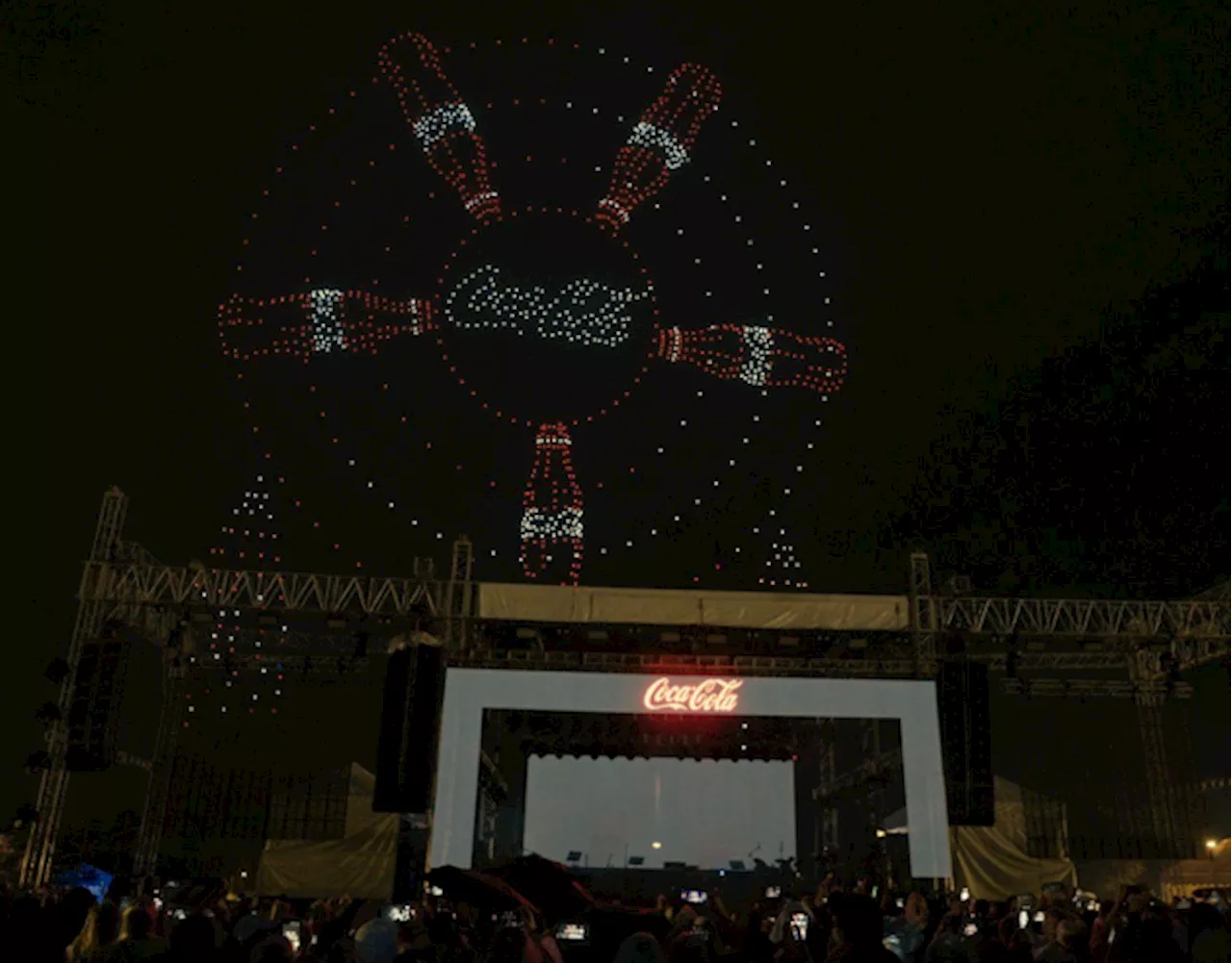 Coca-Cola brightens Philippine Sky with its biggest drone show yet