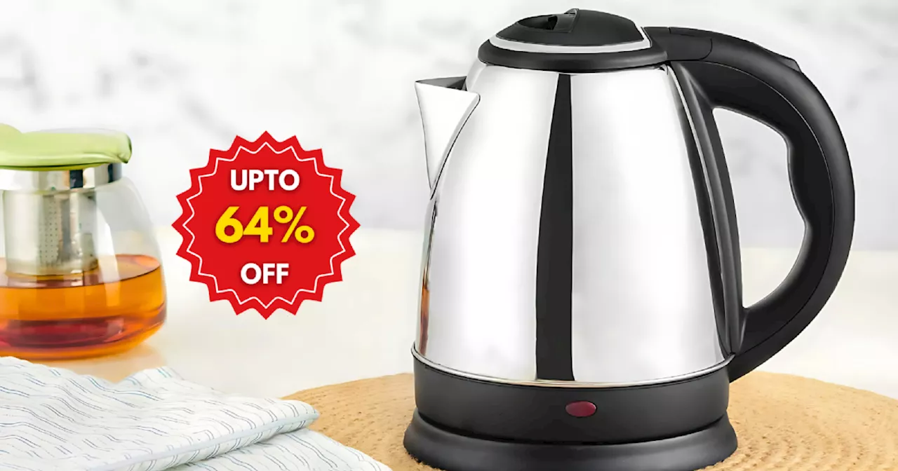 Amazon Home Shopping Spree में 64% तक छूट पर धकाधक बिक रहे हैं टॉप Electric Kettle, बचत की डील है सबसे बेस्ट