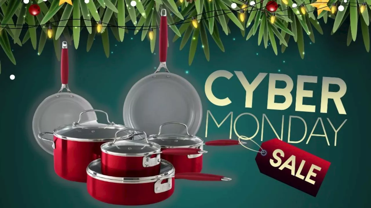 Kohl’s has a Food Network 10-piece ceramic cookware set for just $37 in a delicious Cyber Monday deal