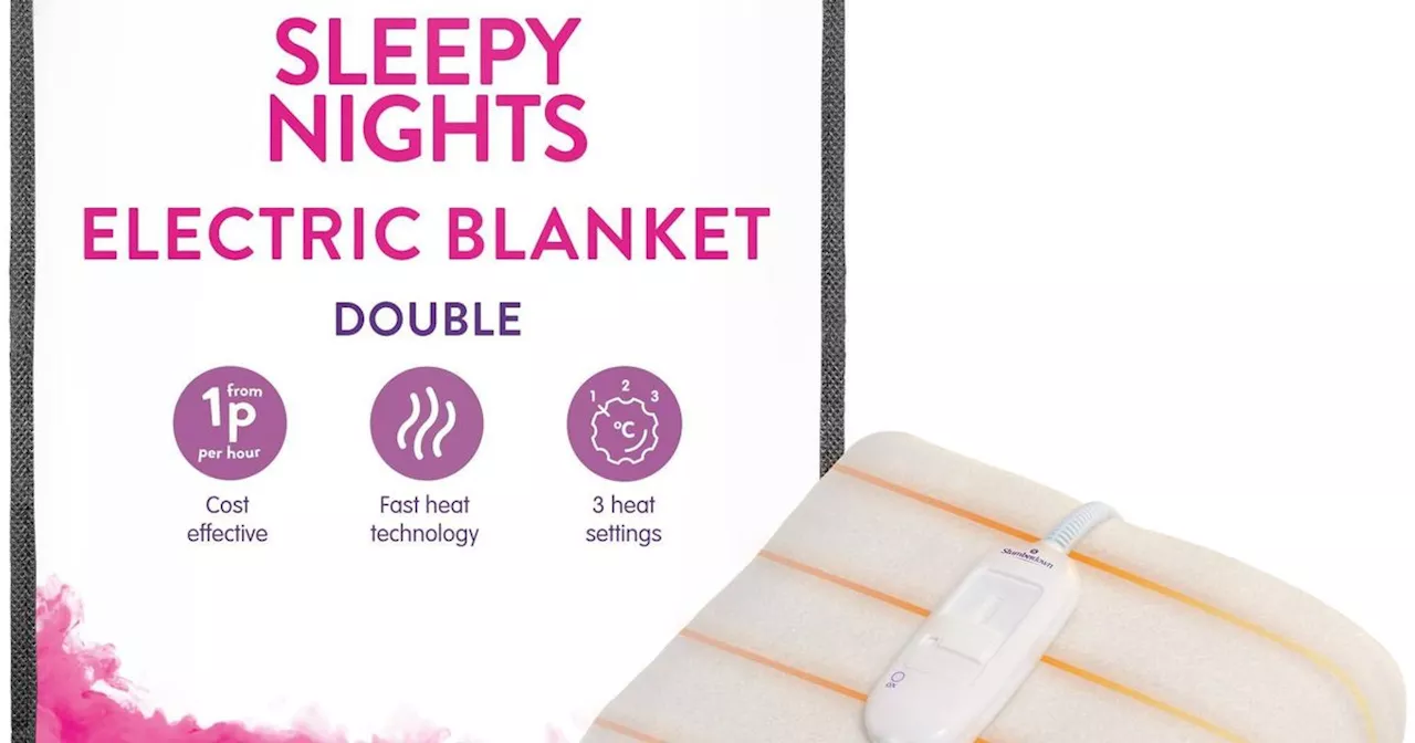 Debenhams' bargain £35 heated blanket is a 'gift on cold nights'