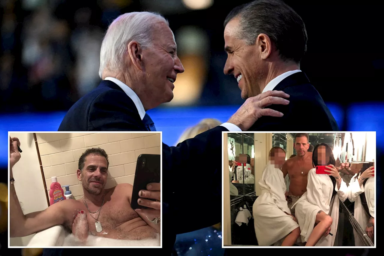 DOJ caught off guard by Biden's blanket pardon for Hunter — giving troubled son a 10-year free pass