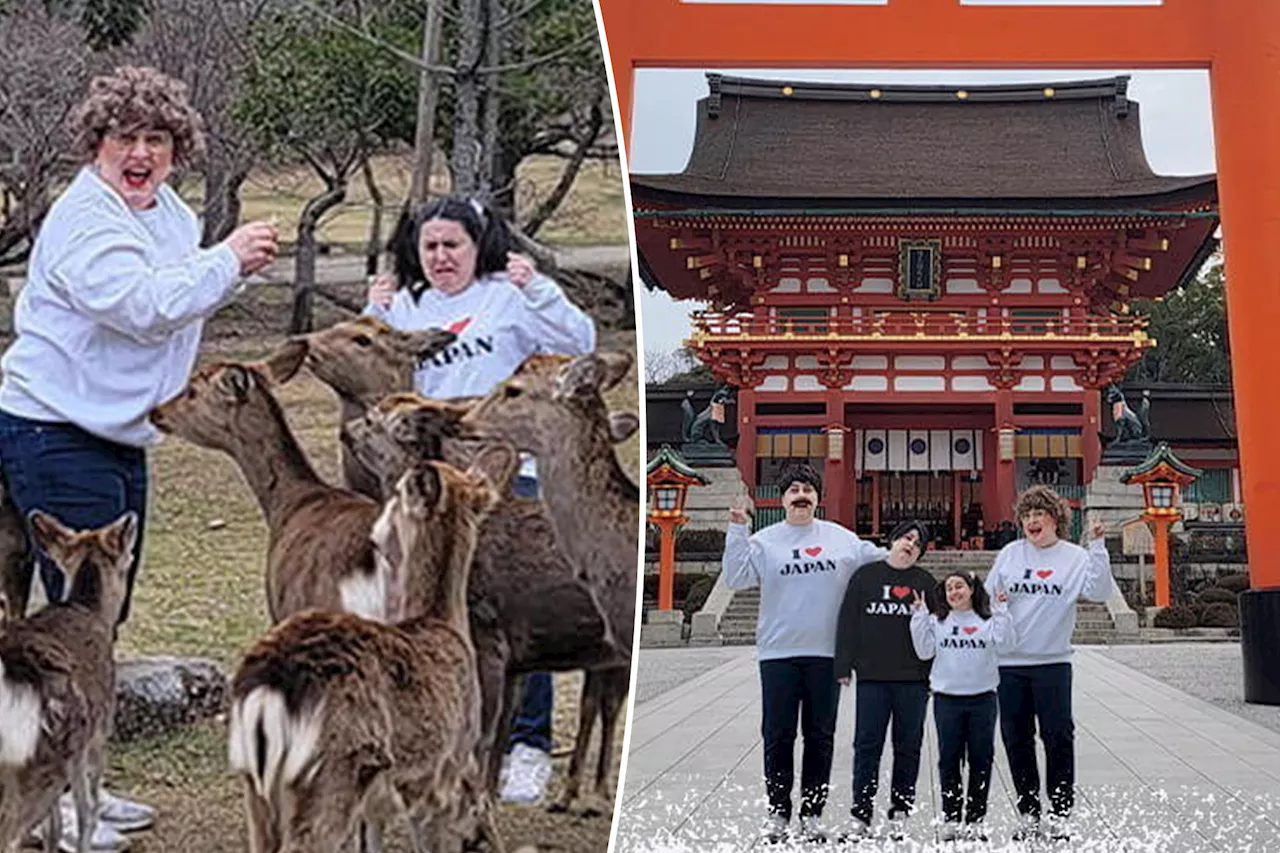 I flew to Japan to take holiday photos with my fake family — it's my yearly tradition