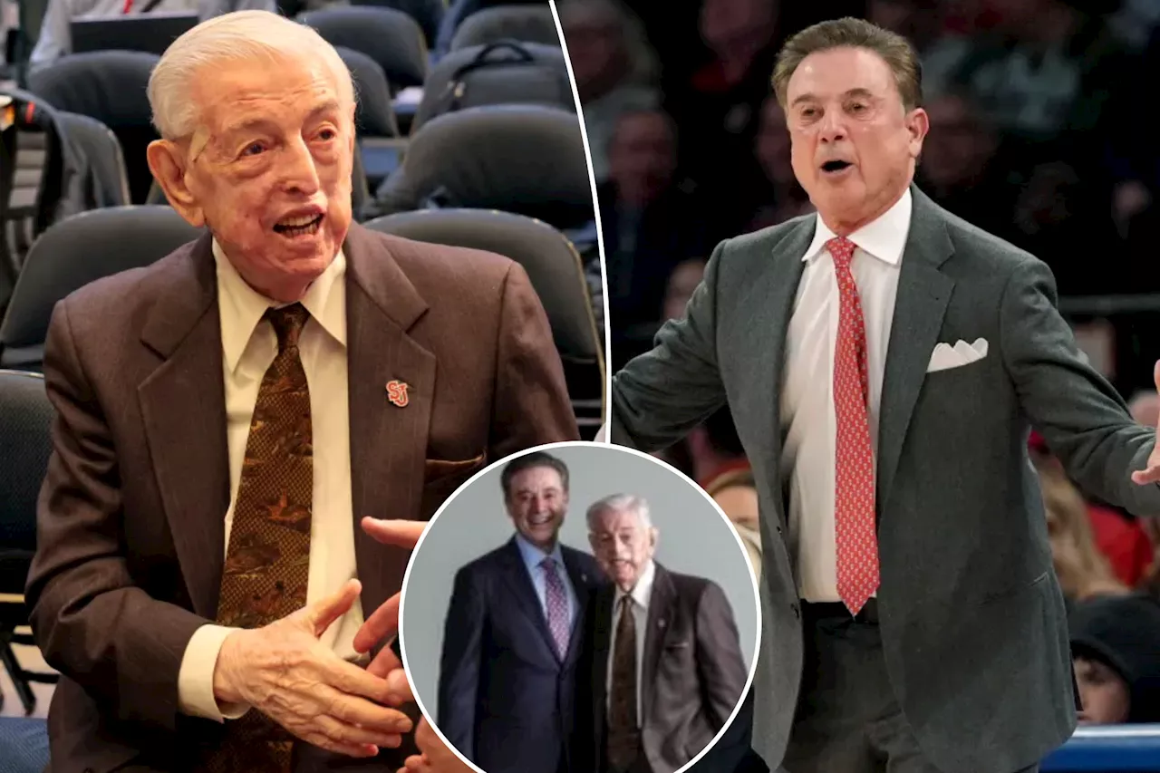 Rick Pitino remembers 'special' Lou Carnesecca after legendary St. John's coach's death