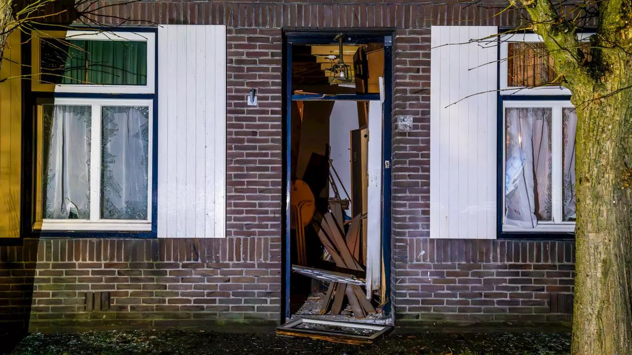 Flinke schade na explosie bij huis, gezin komt met de schrik vrij