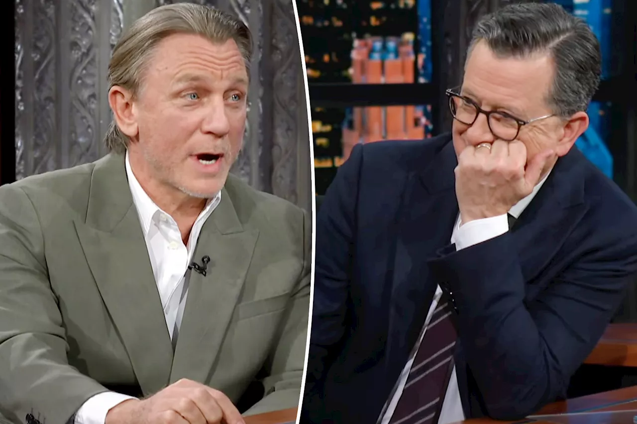 Daniel Craig calls out Stephen Colbert on live TV for mispronouncing his name for years