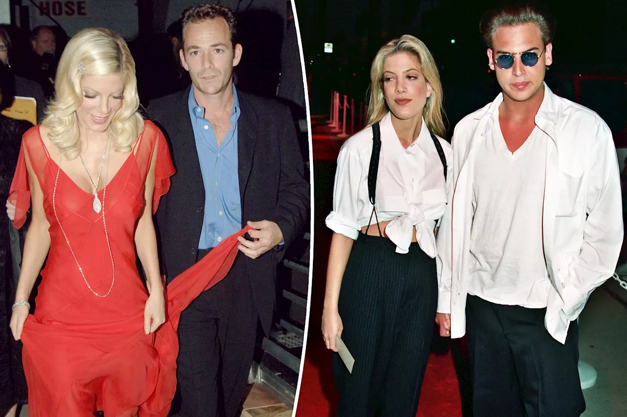 'Pissed' Tori Spelling didn't talk to Luke Perry for months after he got into 'awful brawl' with her boyfriend