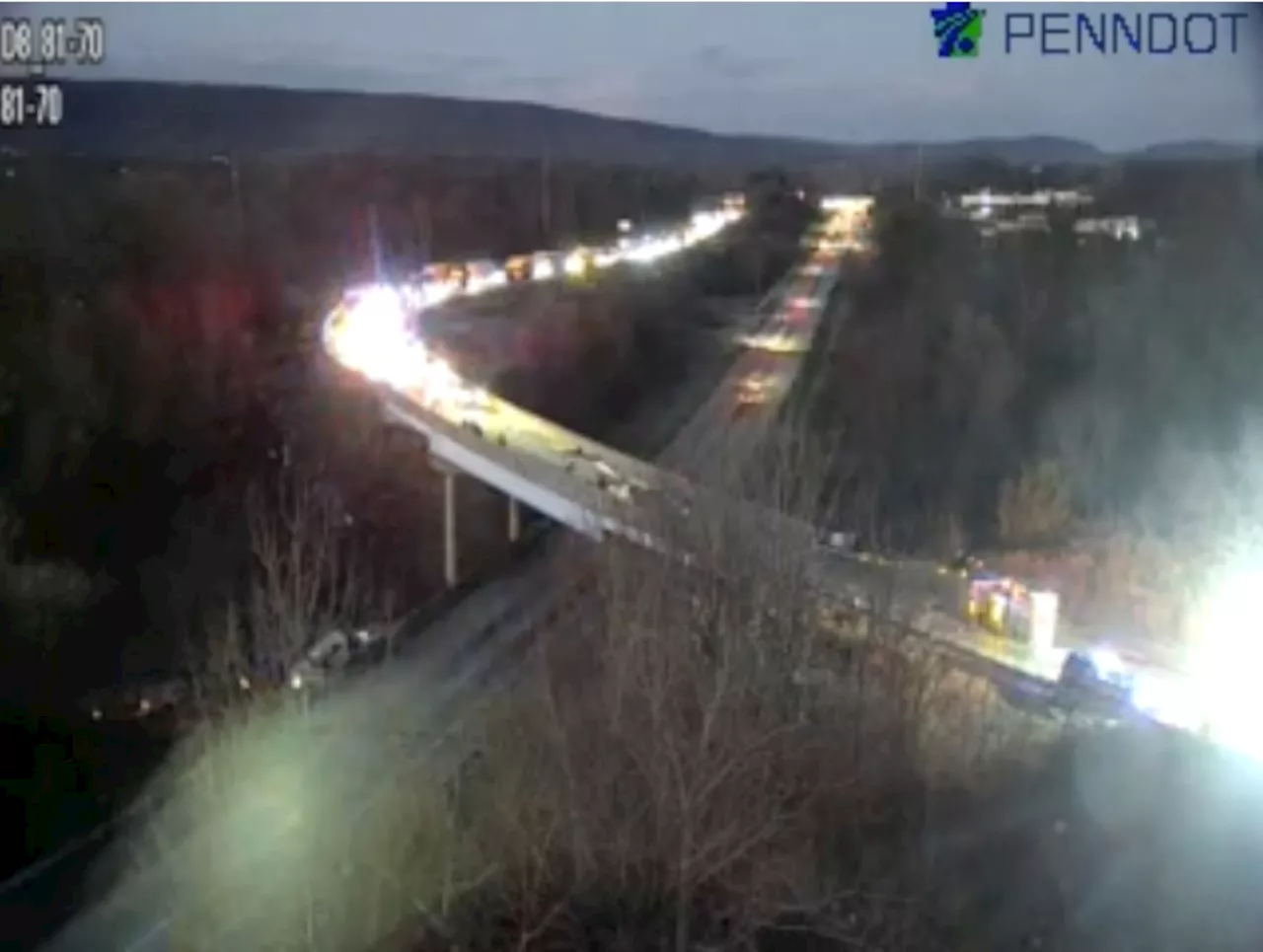 Overturned tractor-trailer in Dauphin County closes busy highway intersection