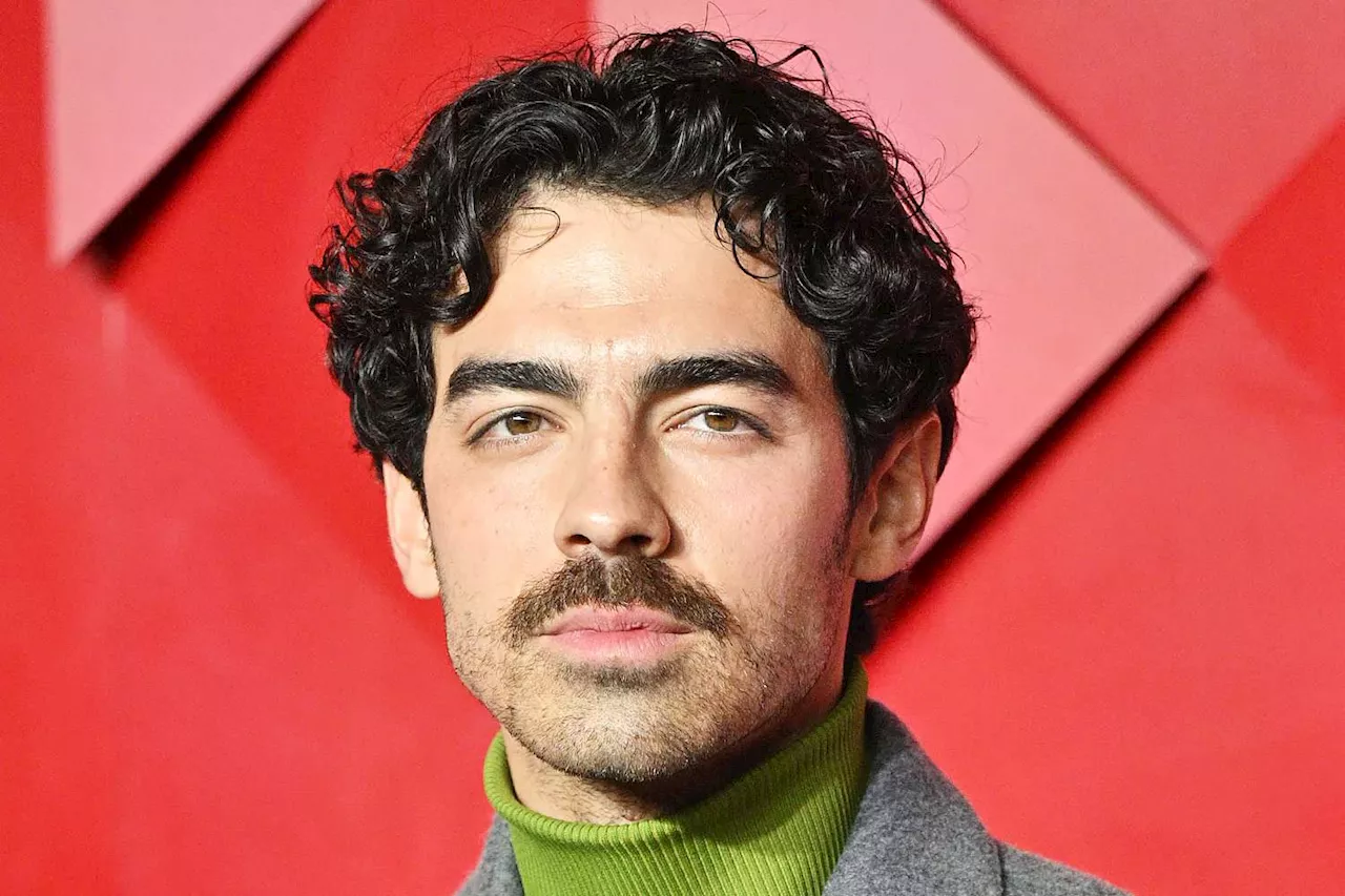 Joe Jonas' 1970s Mustache Makes Red Carpet Debut at British Fashion Awards