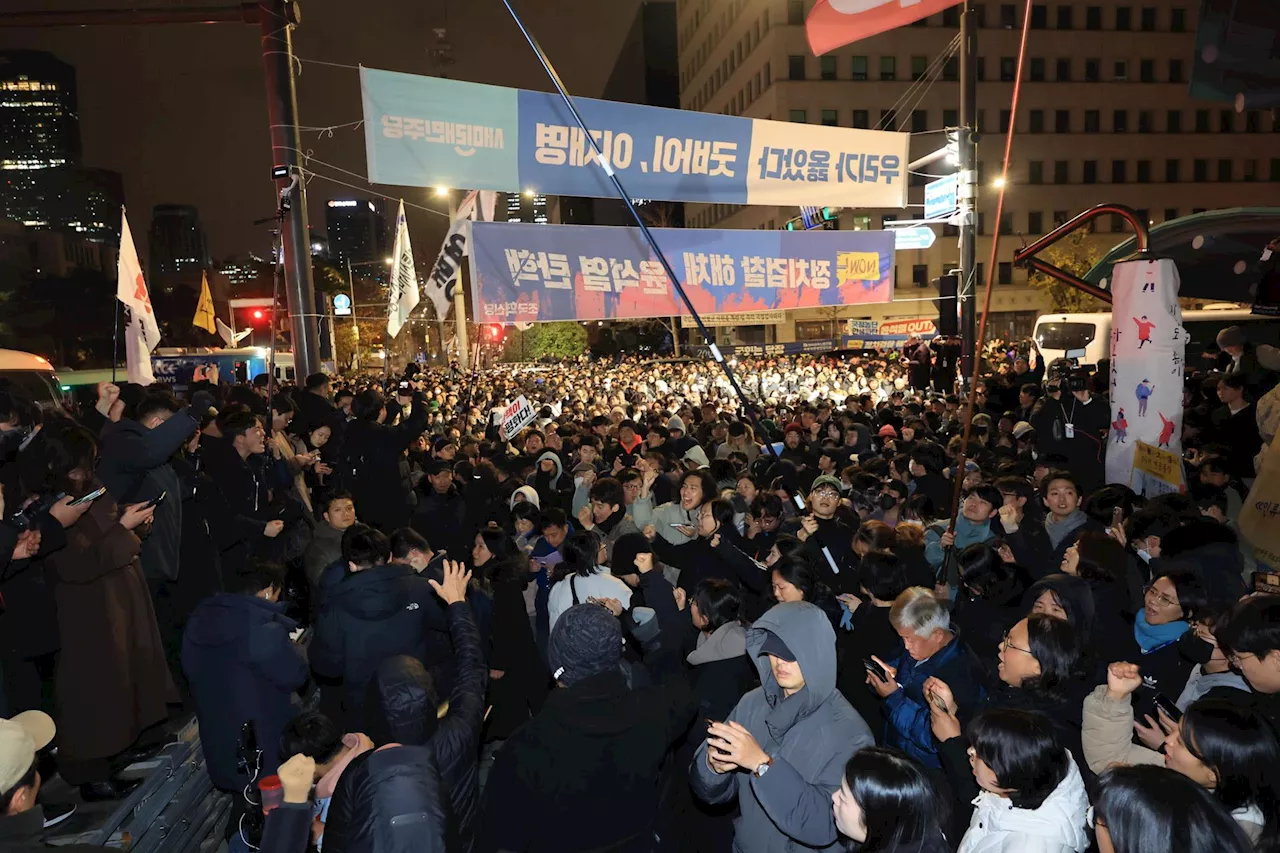 El presidente de Corea del Sur revoca la ley marcial ante la presión del Parlamento