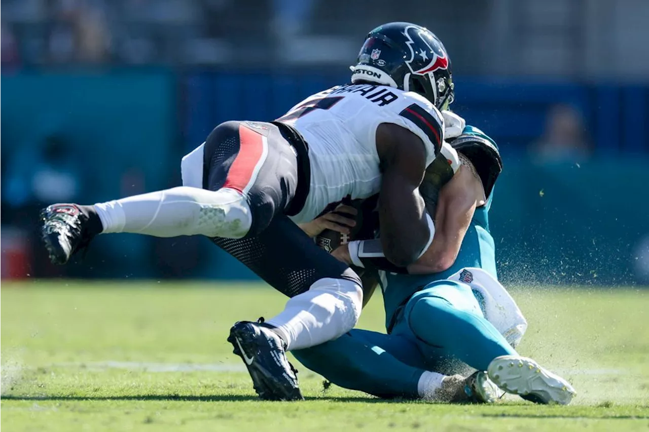 NFL: Texans-Star Al-Shaair entschuldigt sich nach heftigem Hit gegen Lawrence