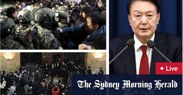 South Korea martial law LIVE updates: President lifts declaration as chaos erupts in Seoul