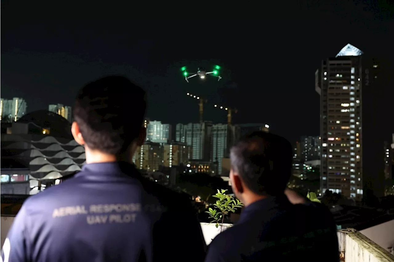 Drones used by Singapore Police in anti-vice op; seven arrested in Little India