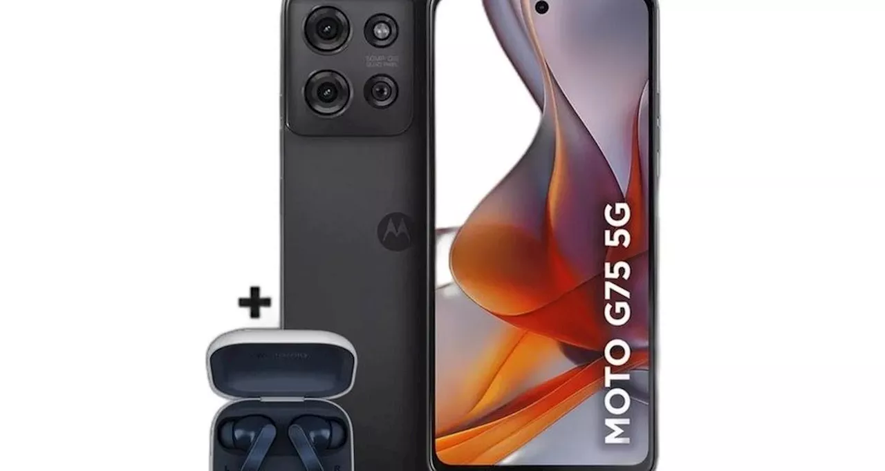 Combo Celular e Fone: Motorola Moto G75 256GB + Moto Buds em oferta; veja