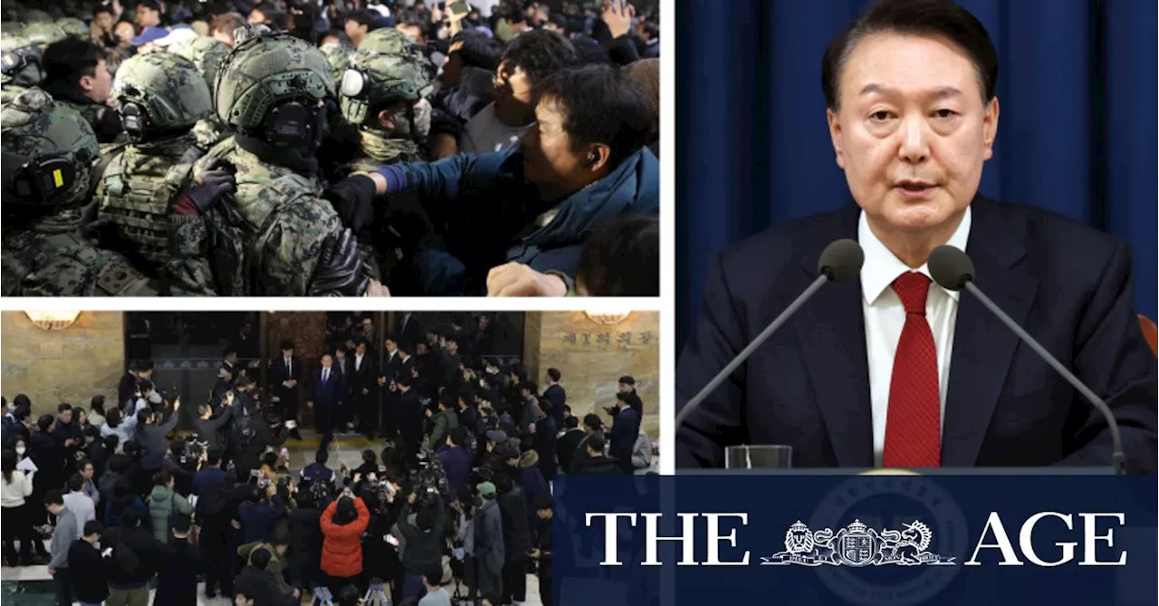 ‘People in shock’: South Korea president says he will lift martial law