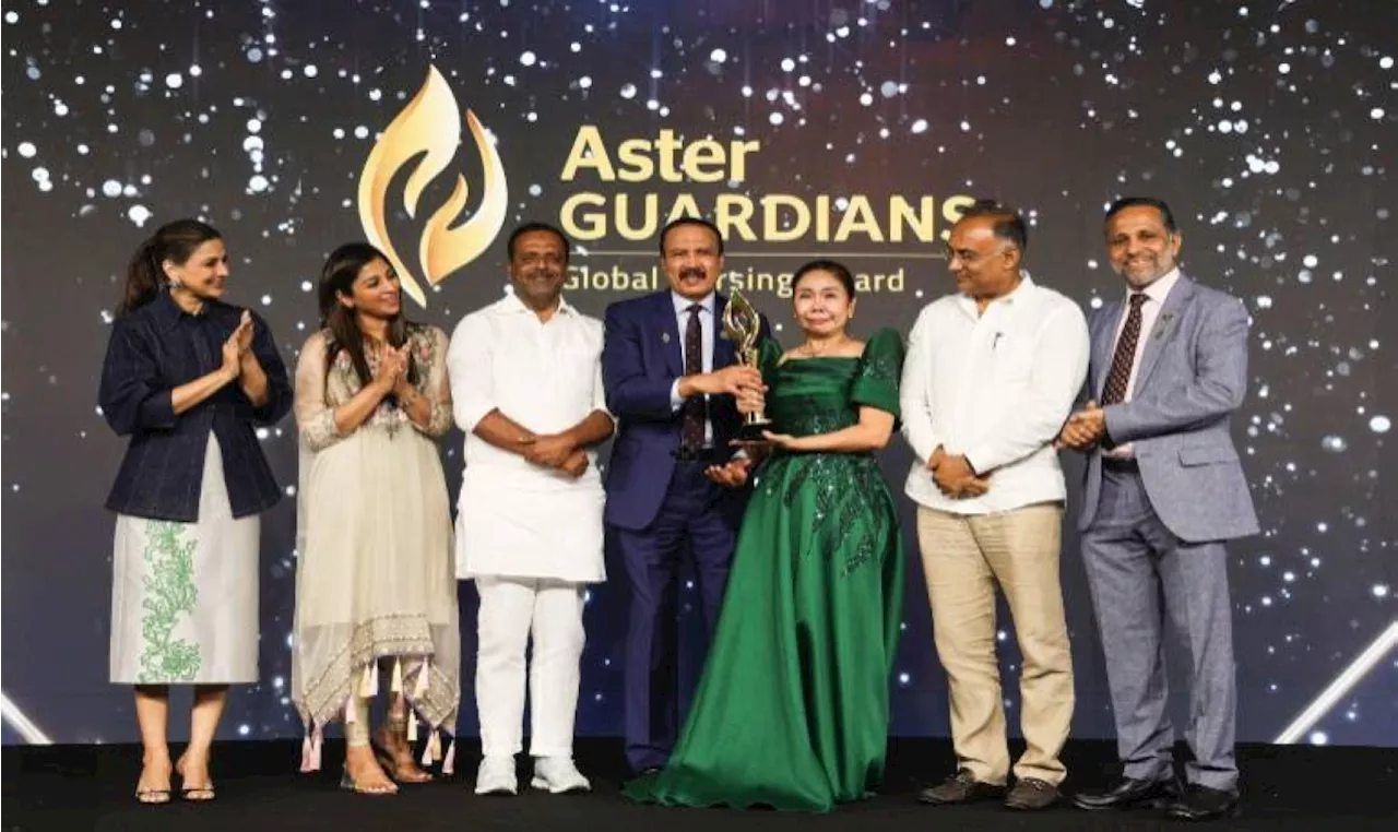 PH nurse wins Aster Guardians Global Nursing Award 2024