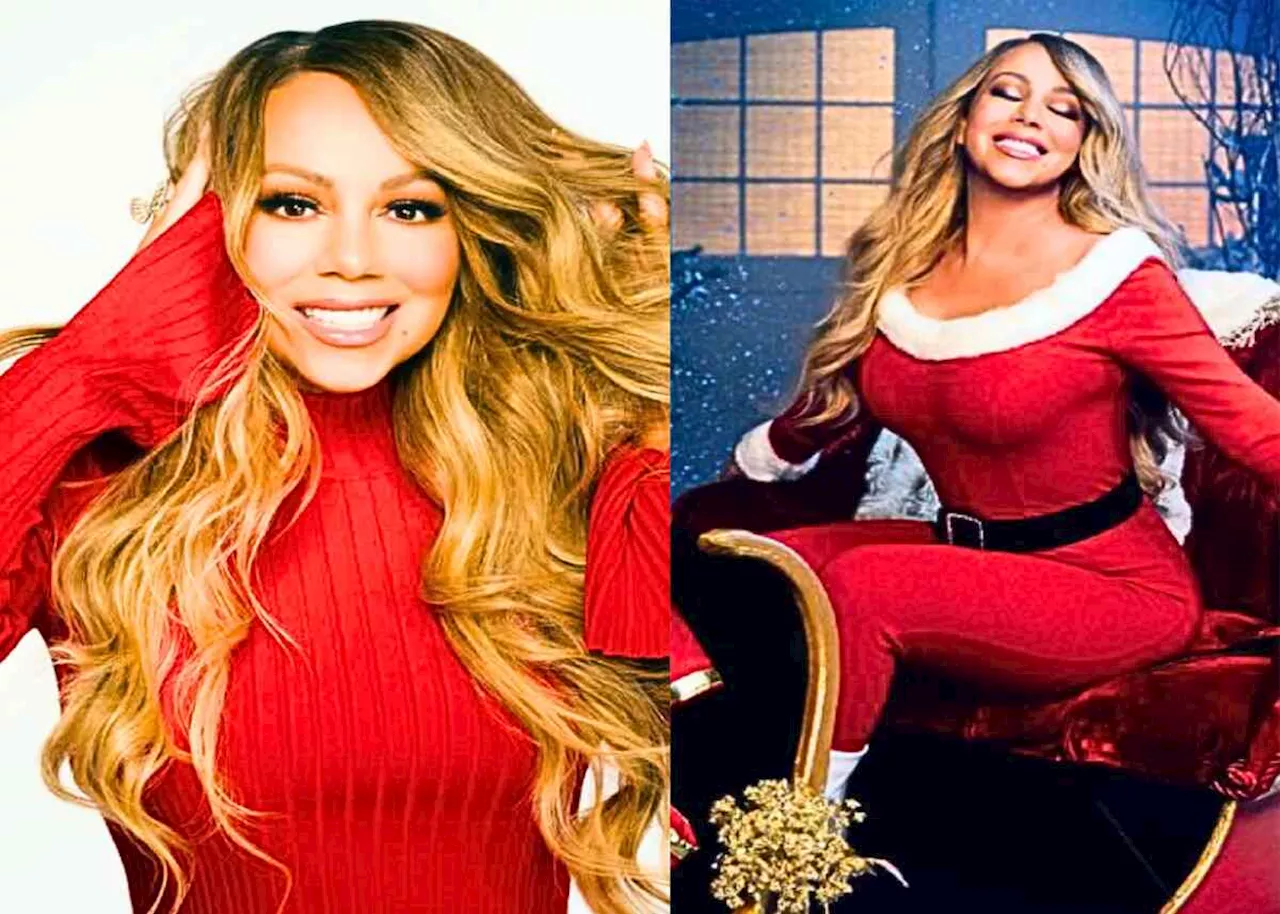 Mariah Carey ushers in December with festive glamour