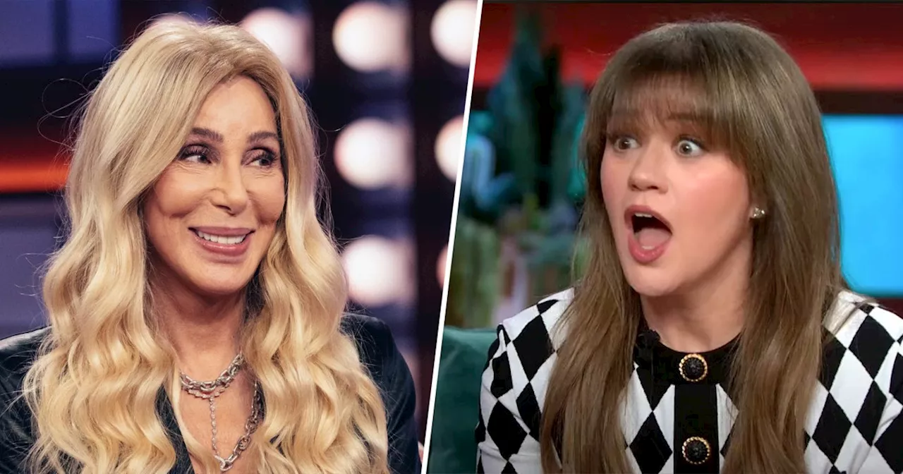 Cher Surprises Kelly Clarkson With A Present On 'The Kelly Clarkson Show'