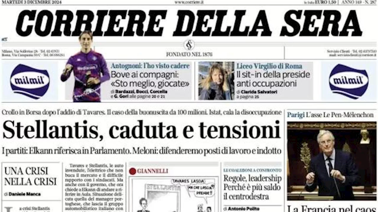 Il Corriere della Sera esalta la vittoria dell'Atalanta: 'L'ex Zaniolo inferisce sulla Roma'