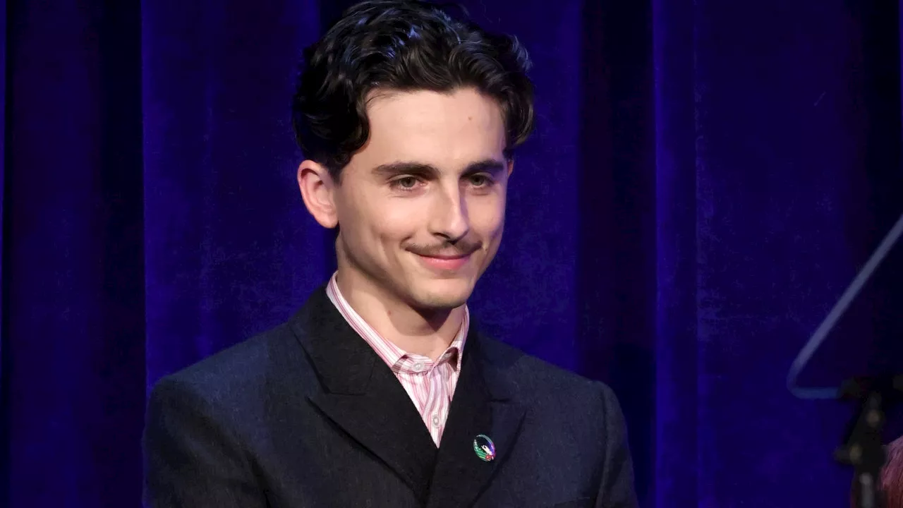 Timothée Chalamet remporte le Tribute Award aux Gotham Awards