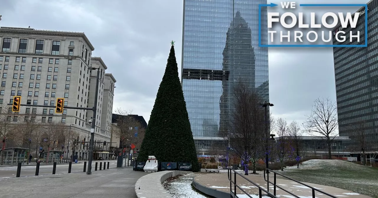 Fight broke out among several hundred teens after annual tree lighting at Cleveland's Public Square