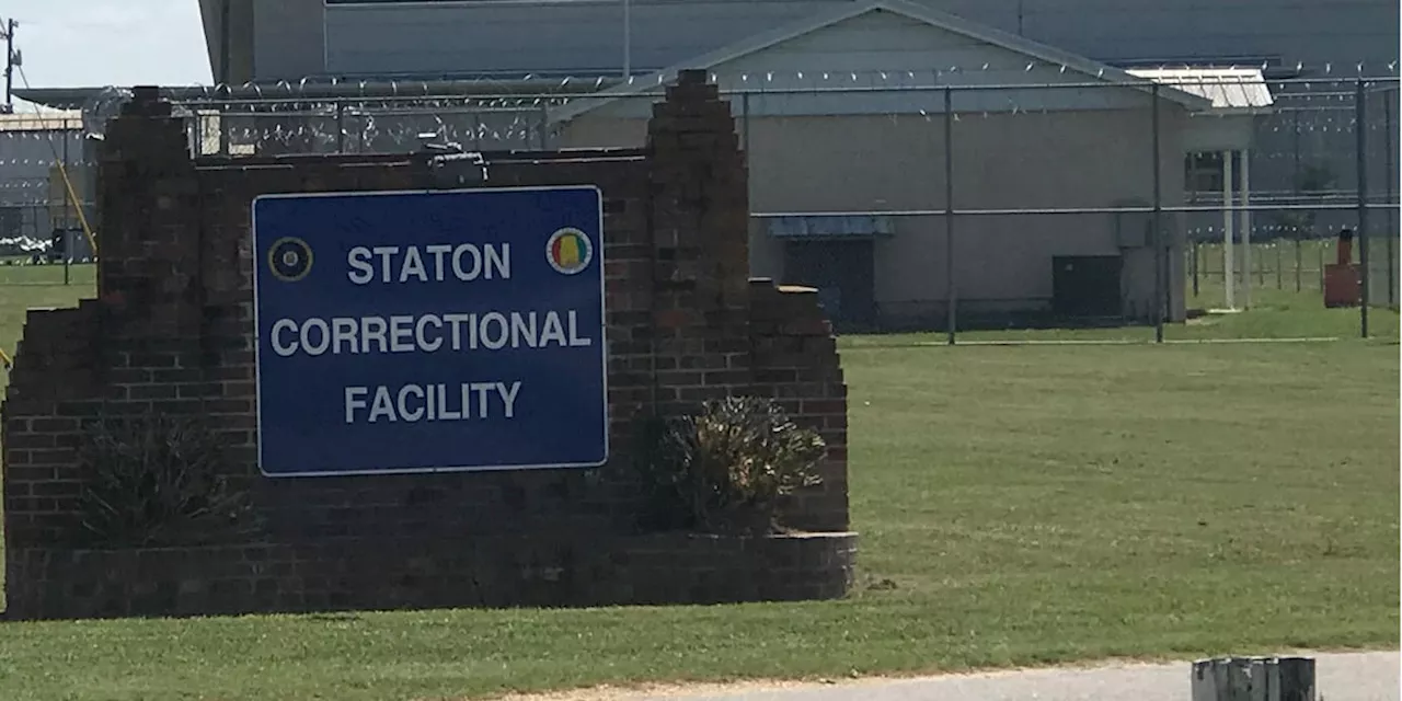 Woman arrested after car crashes through Staton Prison gate, flees