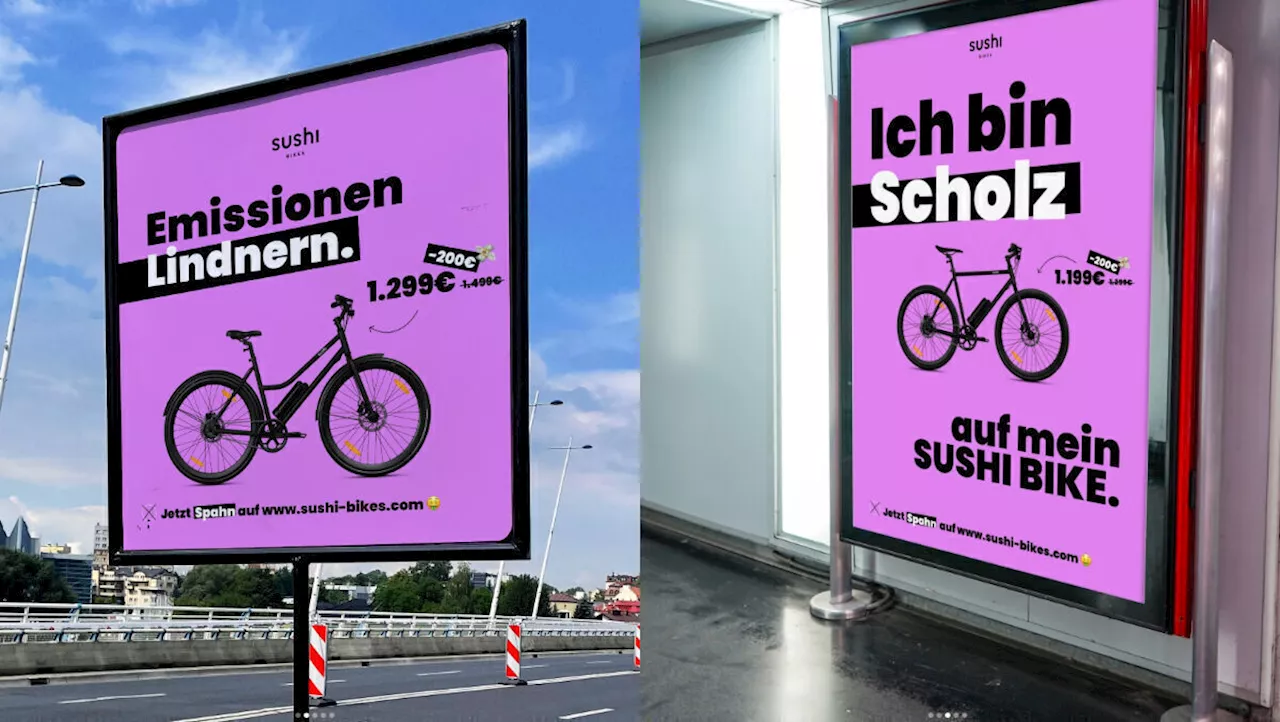 Sushi Bikes: Mit Fake-OOH zu echtem Engagement