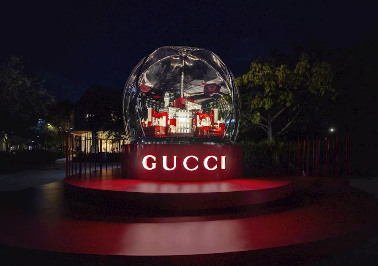 Gucci Unveils Snow Globe Installation in Miami