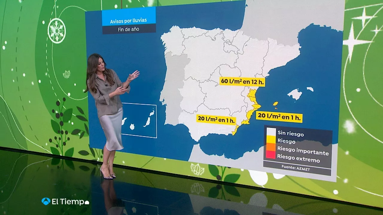 Último día del año con inestabilidad en el área mediterránea