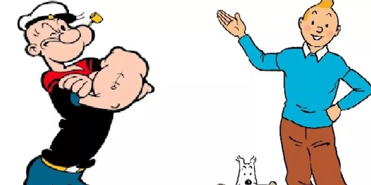 Tintín y Popeye pasarán a ser de dominio público en Estados Unidos en 2025