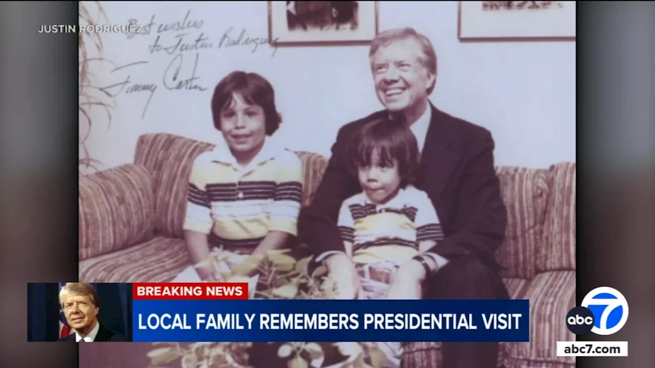 Former President Jimmy Carter's Visit to El Sereno Family Remembered 43 Years Later