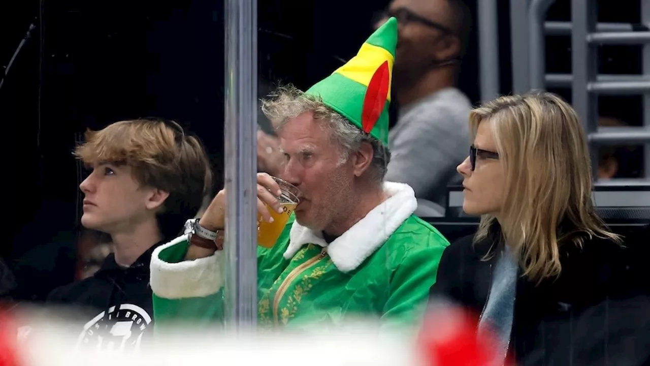 Will Ferrell Brings 'Elf' Magic to LA Kings Game