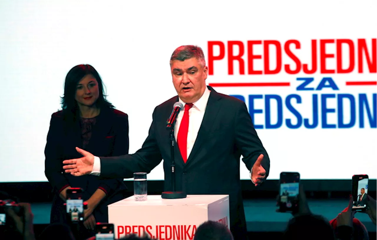 Milanović sfiora la vittoria nelle presidenziali in Croazia, ballottaggio con Primorac il 12 gennaio