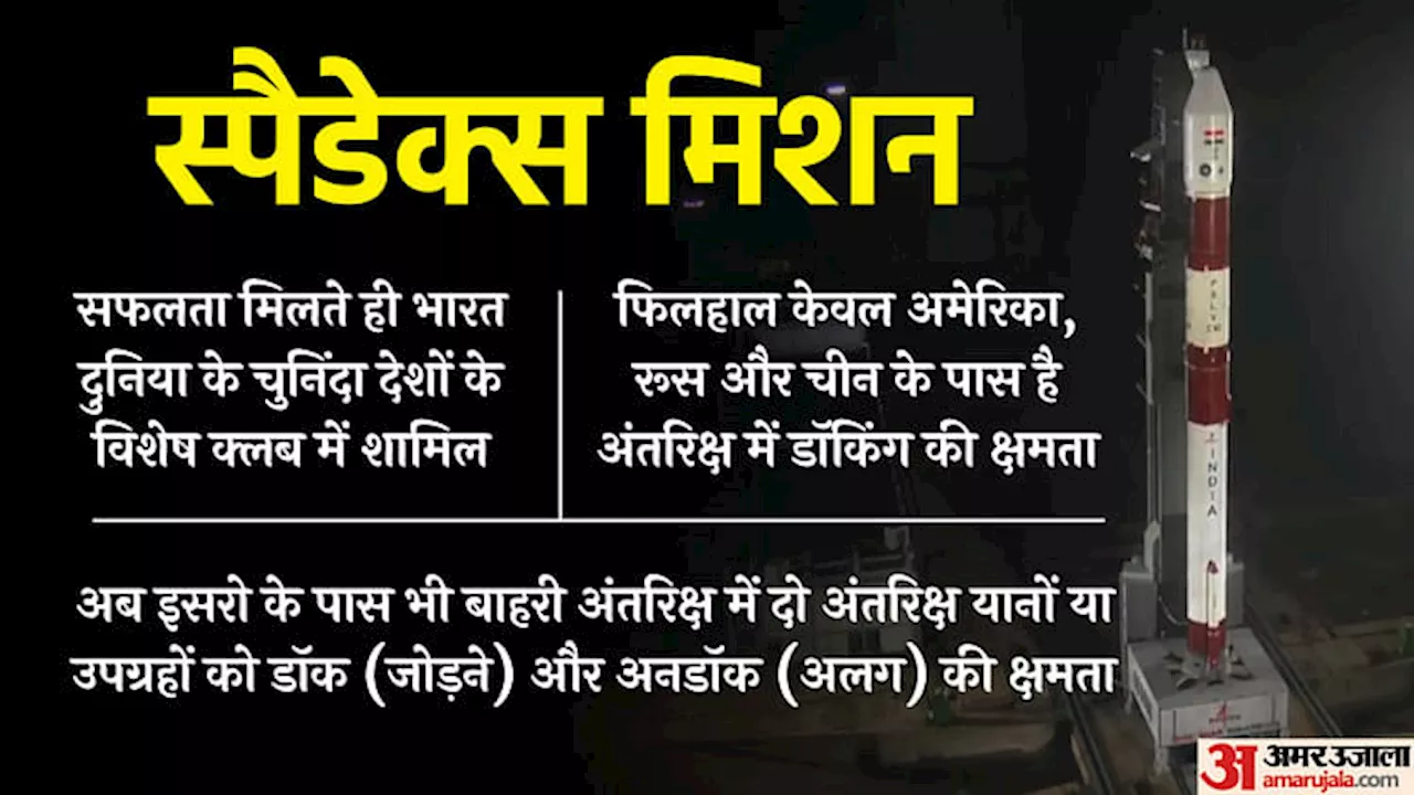 स्पैडेक्स लॉन्च: PSLV-C 60 से रवाना हुए दो यान सफलतापूर्वक हुए अलग, कामयाब हुआ तो इस क्लब में शामिल होगा भारत