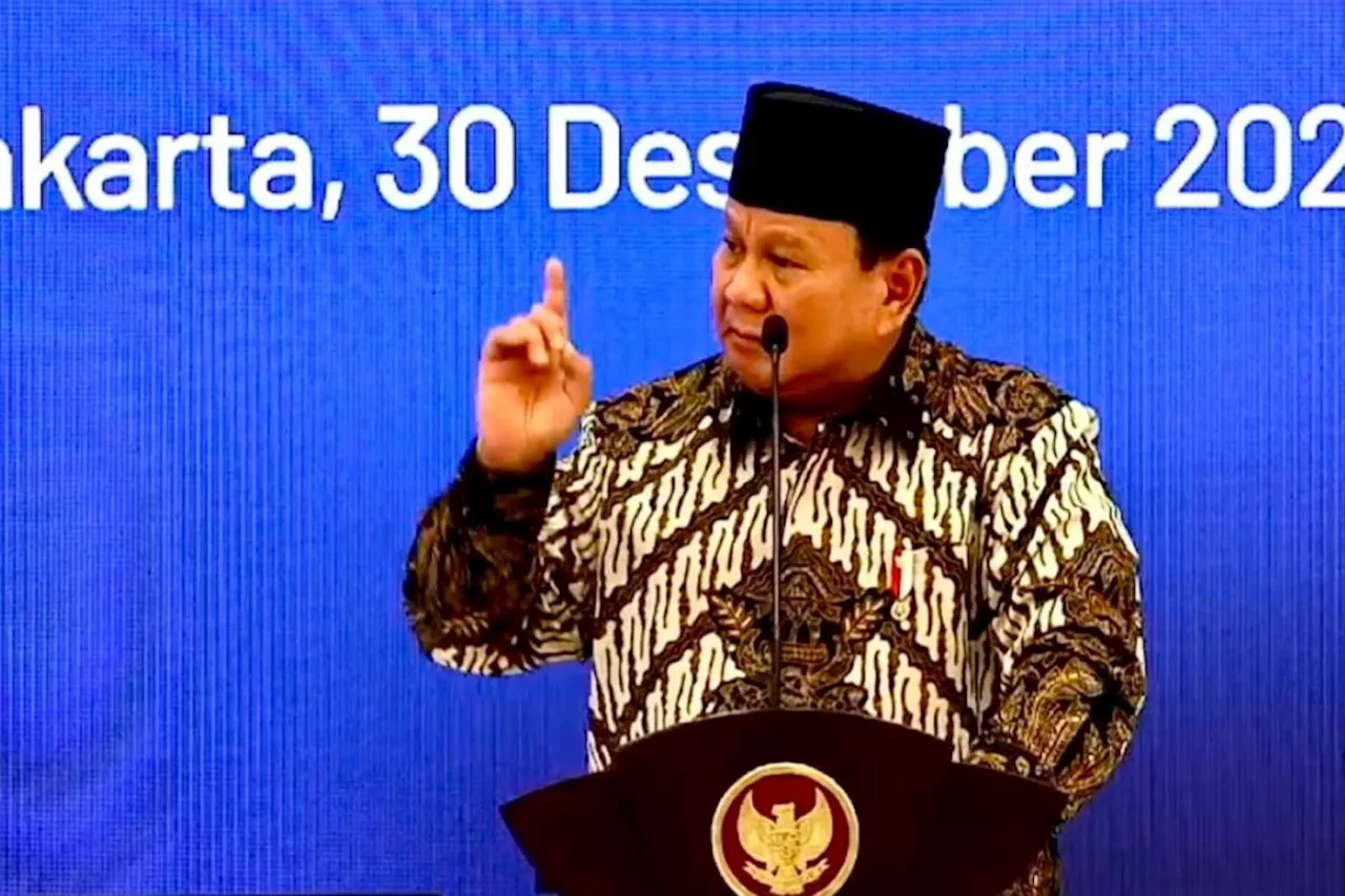 Presiden Prabowo Kritik Vonis Ringan Koruptor, Ingatkan Aparat untuk Bersih Diri