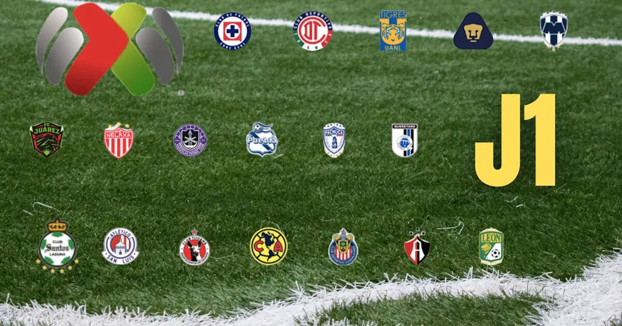 Los partidos de la Jornada 1 del Clausura 2025 de la Liga MX